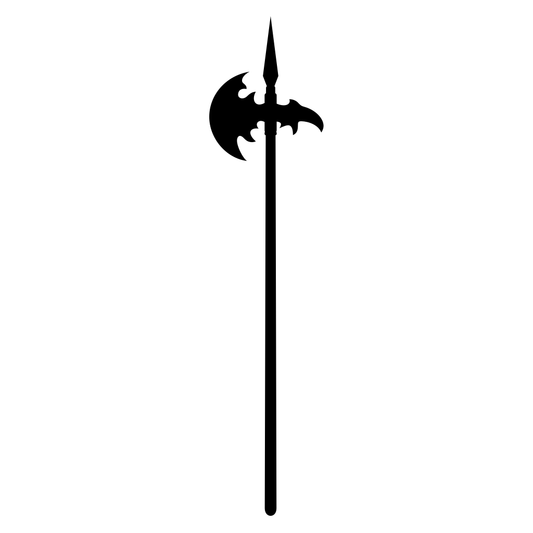 Unique spear and shield vector design for crafting