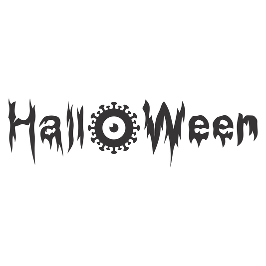 Halloween design with a COVID twist for cutters