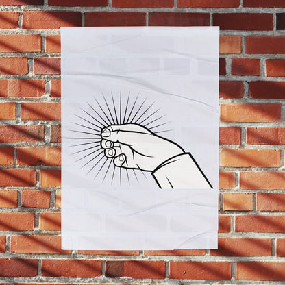 Creative hand knocking design for cutting machines