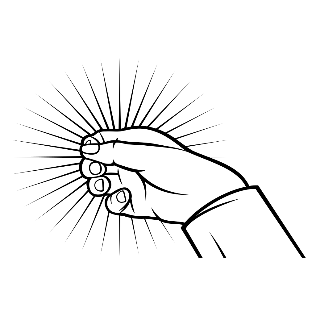 Creative hand knocking design for cutting machines