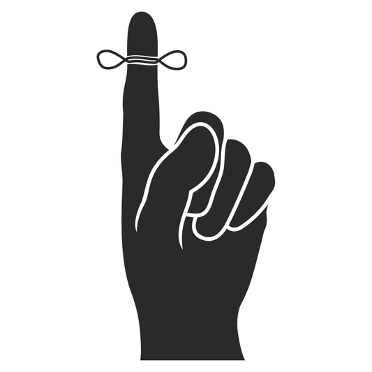 Reminder string around the finger