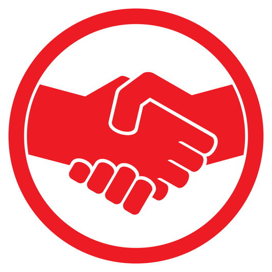 Hands joined together in unity, a symbol of cooperation