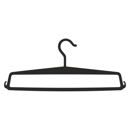 Creative design for a minimalist hanger in vector format