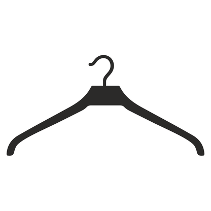 Stylish vector hanger design for cutting machines and crafts