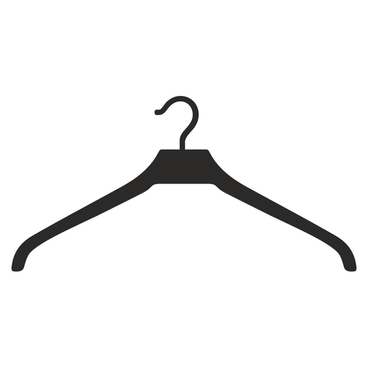 Stylish vector hanger design for cutting machines and crafts