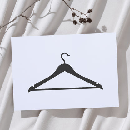 Elegant black hanger design for creative crafting projects