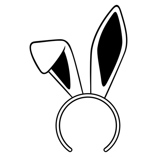 Creative bunny ears design perfect for crafting projects