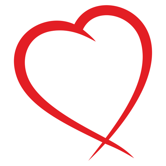 Elegant heart design perfect for crafting projects