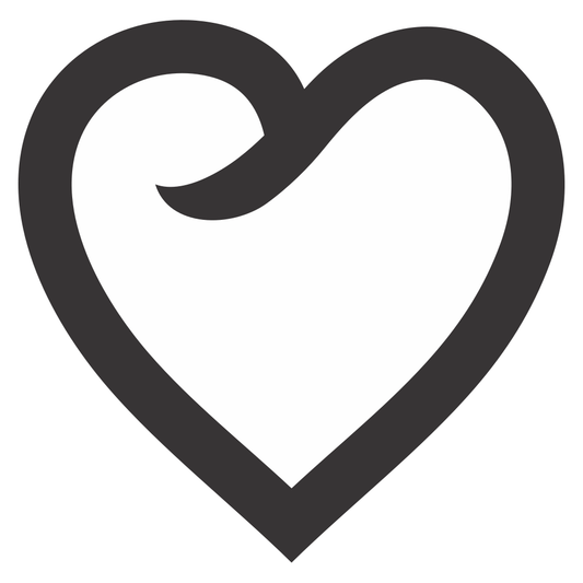 Artistic heart design for creative cutting projects