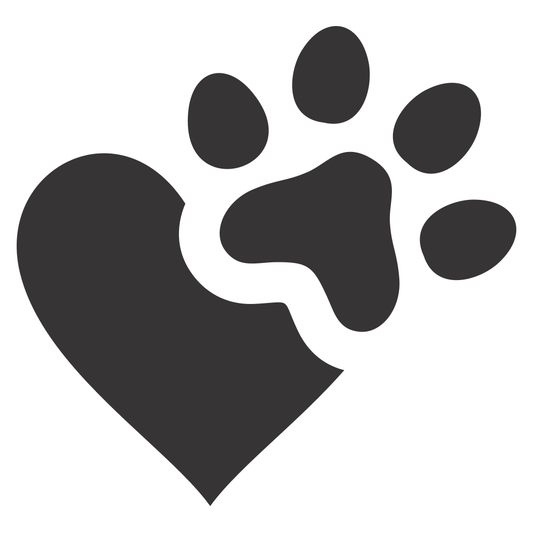 Heart and paw design for creative cutting projects