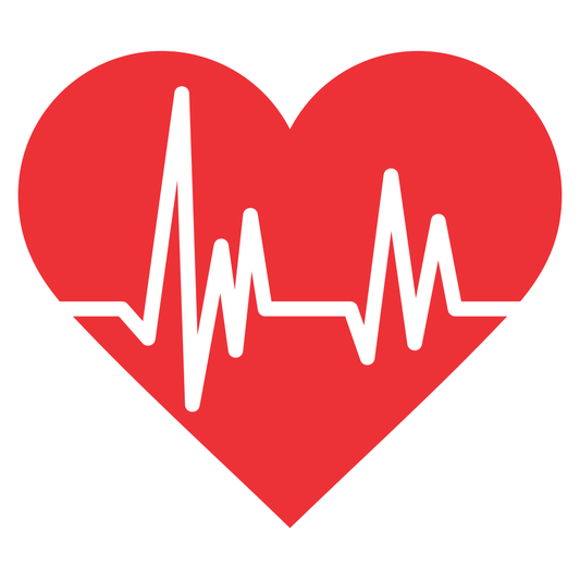 Heartbeat design perfect for crafts and cutting projects