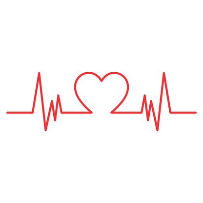 Heartbeat line design suitable for cutting machines