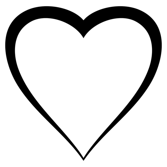 Heart layered design for creative cutting projects in SVG format