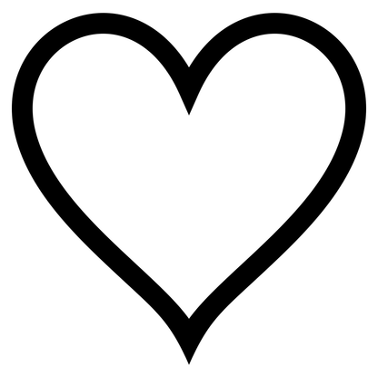 Elegant heart shape for creative cutting projects