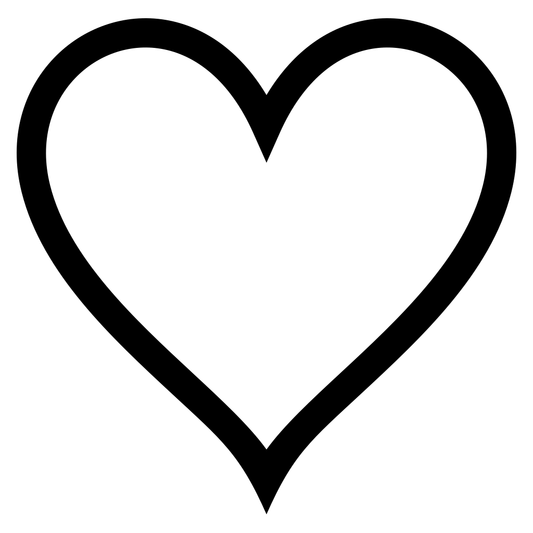 Elegant heart shape for creative cutting projects