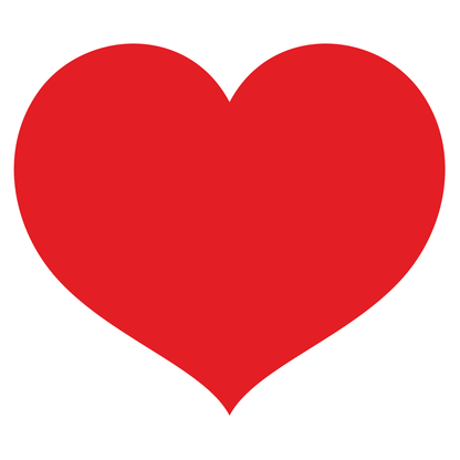 Heart design suitable for cutting machines in vector format