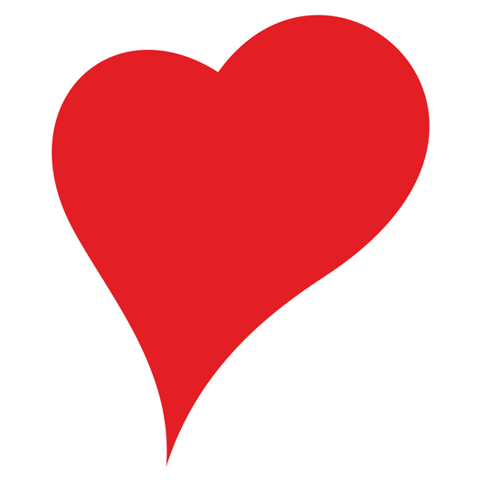Creative red heart vector for cutting machines and crafts
