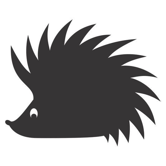 Creative hedgehog silhouette design for cutting machine projects