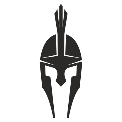 Unique Spartan helmet design for cutting machine projects