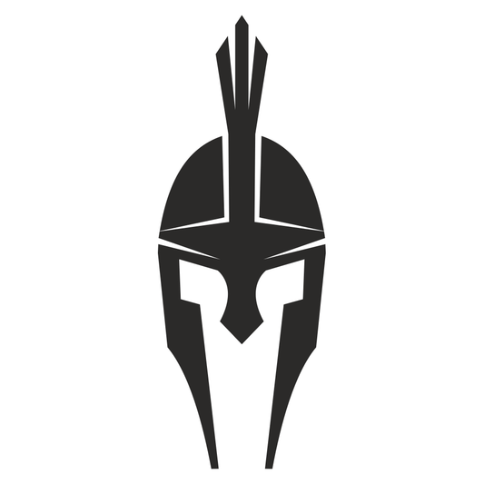 Unique Spartan helmet design for cutting machine projects