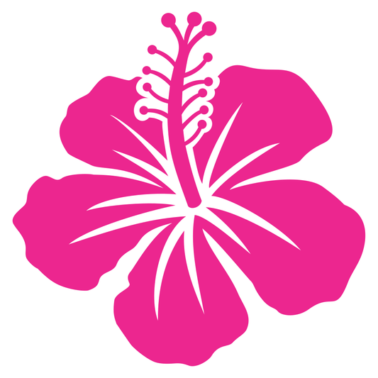 Elegant hibiscus flower vector for creative design projects