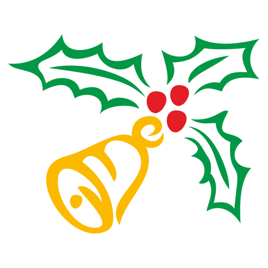 Delightful holly berry design for festive crafts and decor