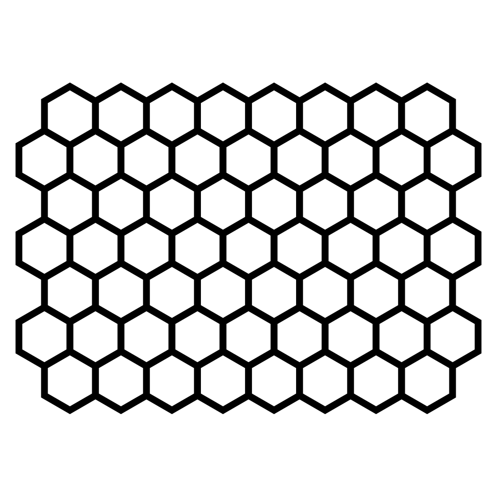 Hexagon pattern design for crafting and cutting projects