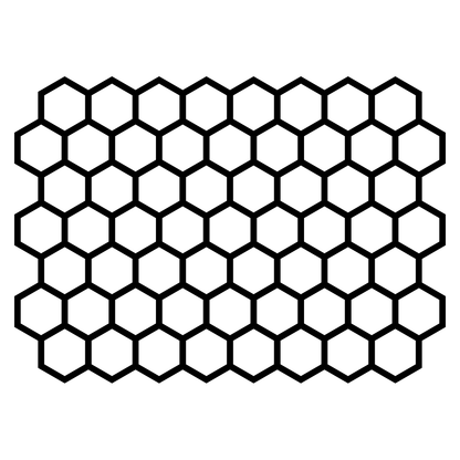 Hexagon pattern design for crafting and cutting projects