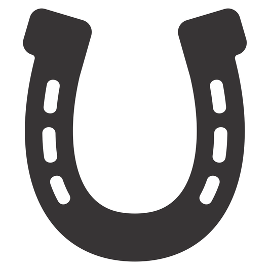 Creative horseshoe design for cutting machine projects