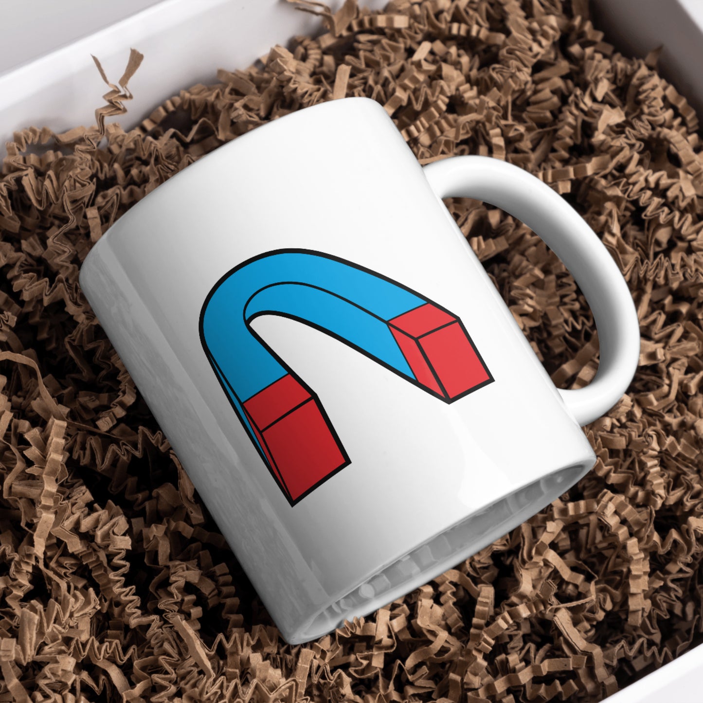 Red iron horseshoe magnet design for cutting machines