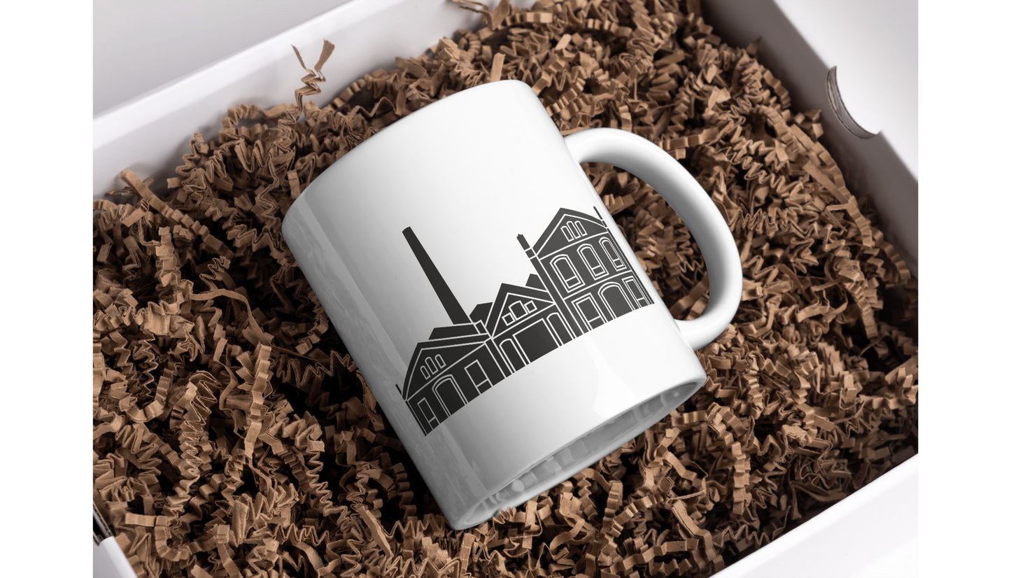 Vector buildings silhouette for creative cutting projects