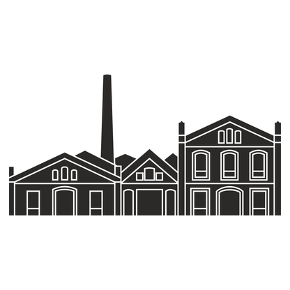 Vector buildings silhouette for creative cutting projects