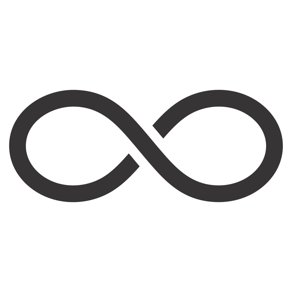 Creative infinity symbol design for cutting machines projects