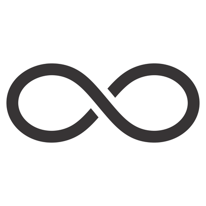Creative infinity symbol design for cutting machines projects