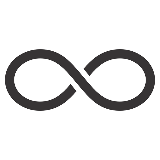 Creative infinity symbol design for cutting machines projects