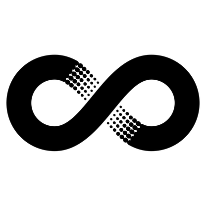 Creative infinity sign design for cutting machines