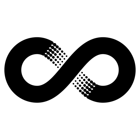 Creative infinity sign design for cutting machines