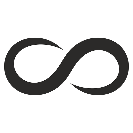 Endless possibilities with a stylish infinity symbol design