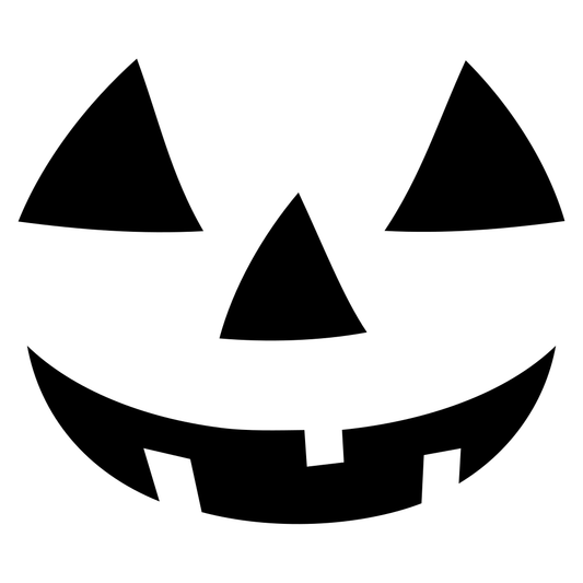 Creative jack o lantern vector design for cutting machines