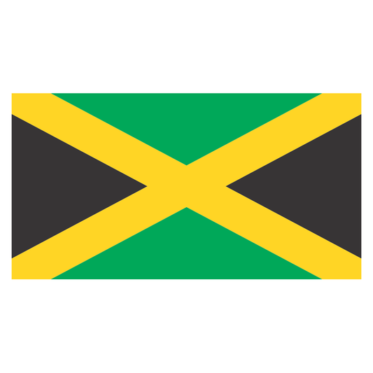 Celebrate Jamaican spirit with vibrant flag design for crafts