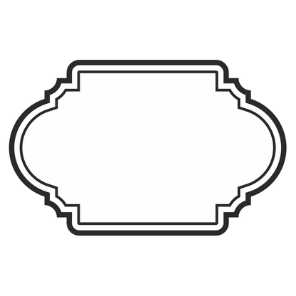 Elegant jar label design for creative cutting projects
