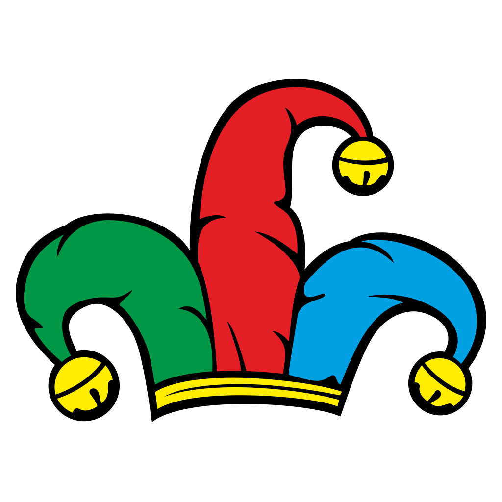 Jester hat vector design for creative projects and crafts
