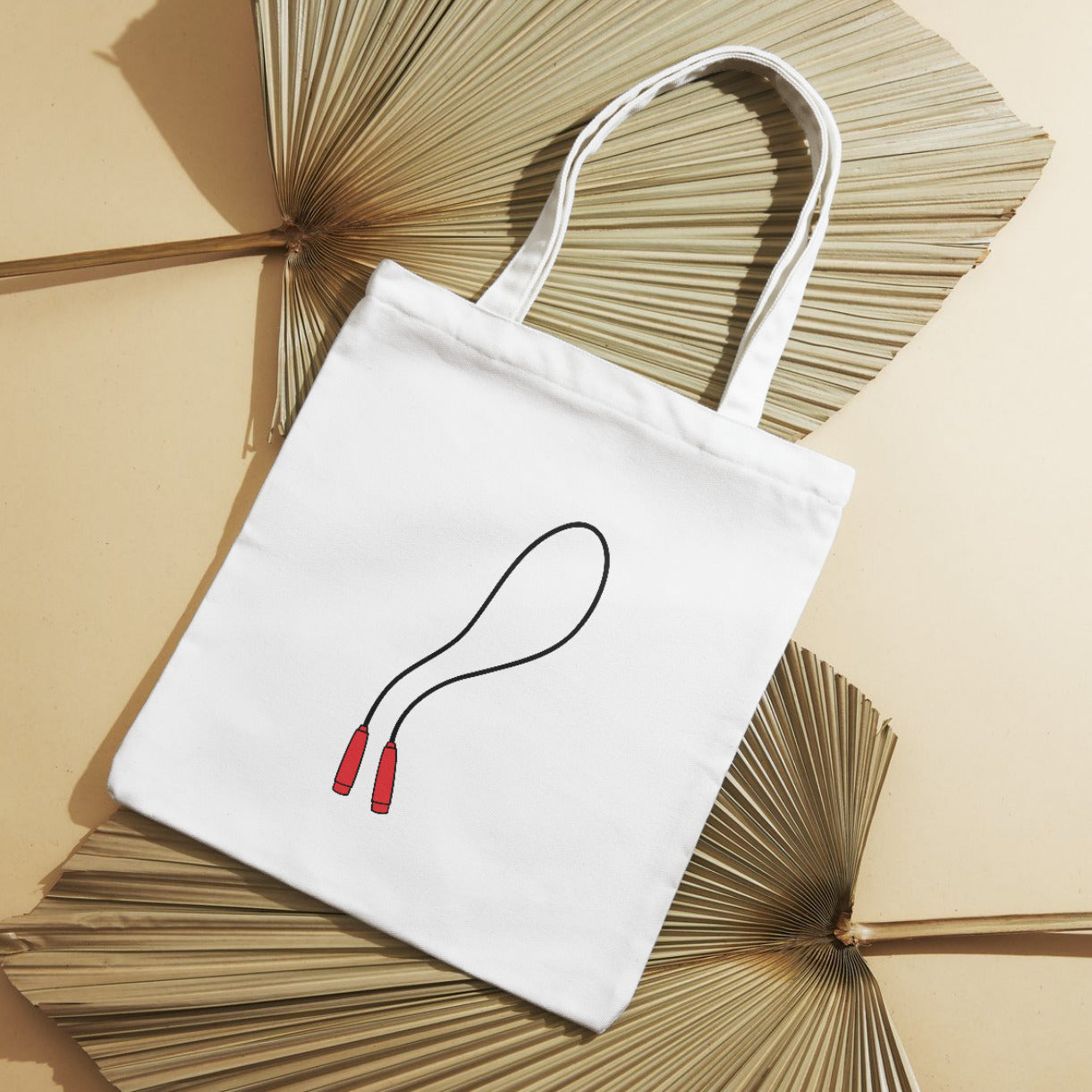 Creative vector design for a jump rope in vibrant colors
