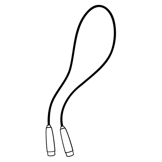 Creative jump rope vector design for cutting machines