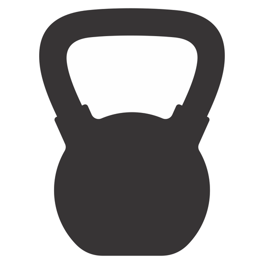 Unique vector svg file of a kettlebell for cutting machines