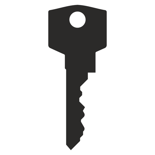 Creative vector design for a cutting machine featuring a key
