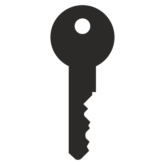 Stylish key vector design for cutting machine projects