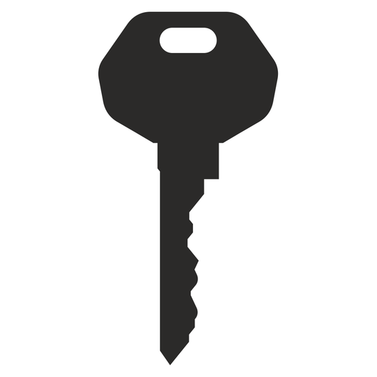 Key vector icon design for cutting machine projects