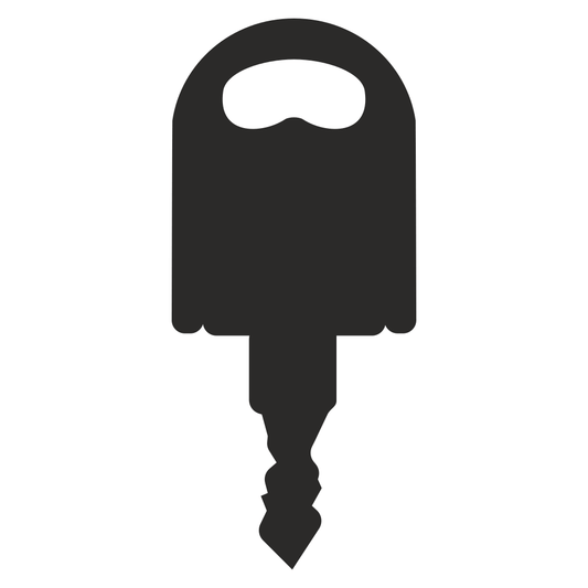 Stylish key vector icon perfect for cutting machines