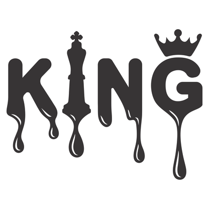 Unique king lettering design perfect for crafting projects